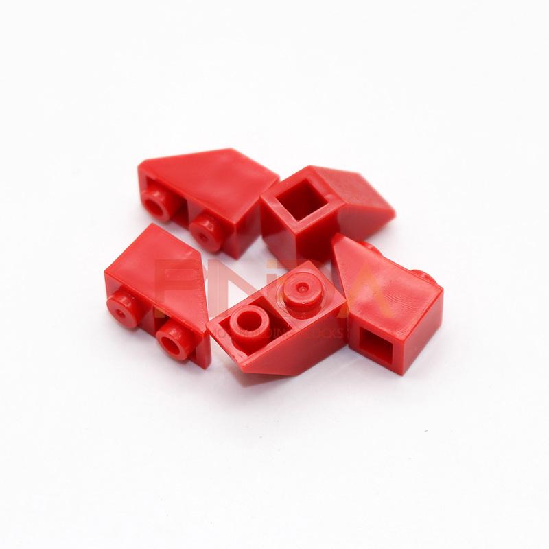 100pcs MOC Slope Inverted 45 2x1 3665 DIY Enlighten Block Bricks Compatible with Assembles Particles Toys for Children
