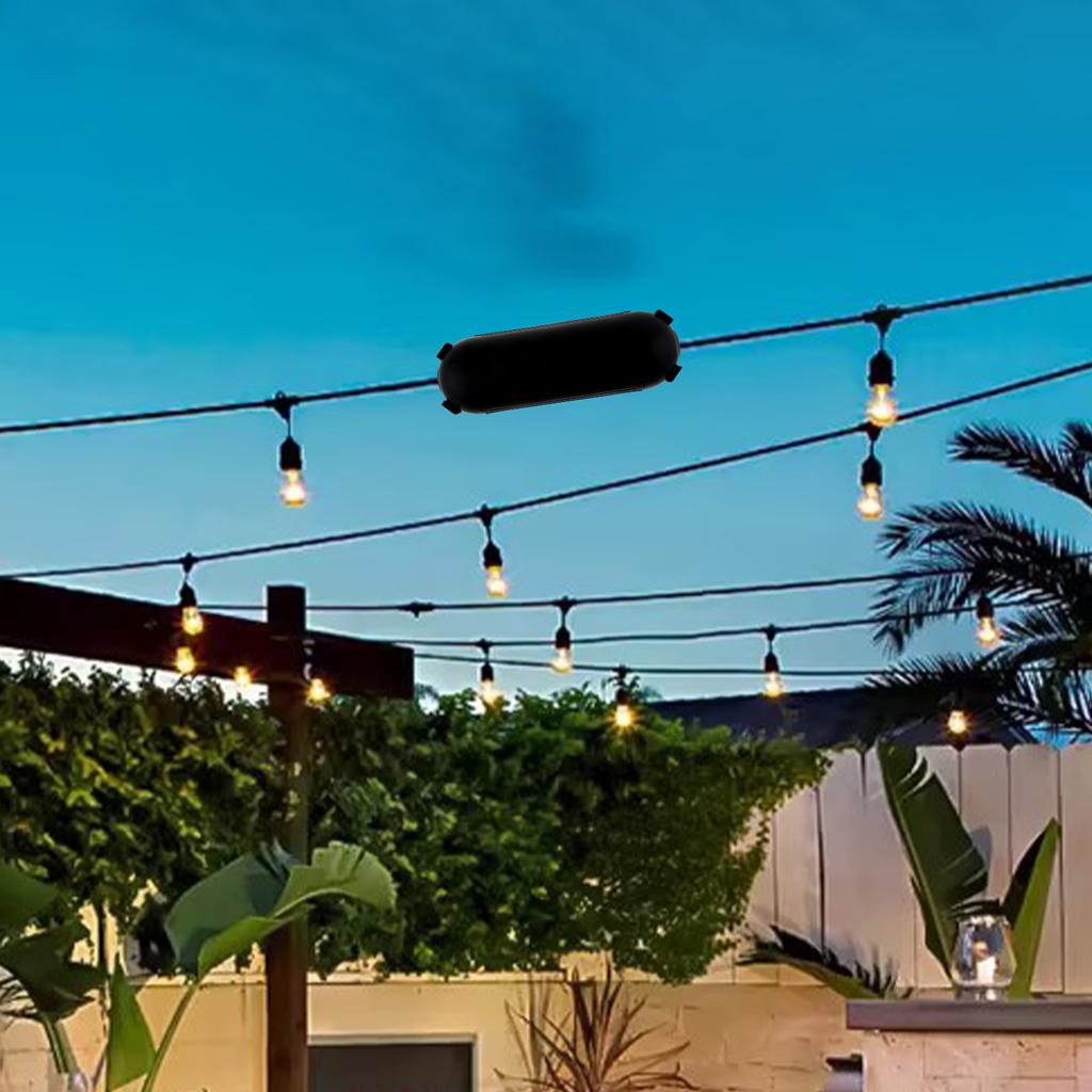 Heavy Duty 12-18 AWG Outdoor Extension Cord Cover Weatherproof Electrical Connection Box Secure Seal Plugs Wires Lights
