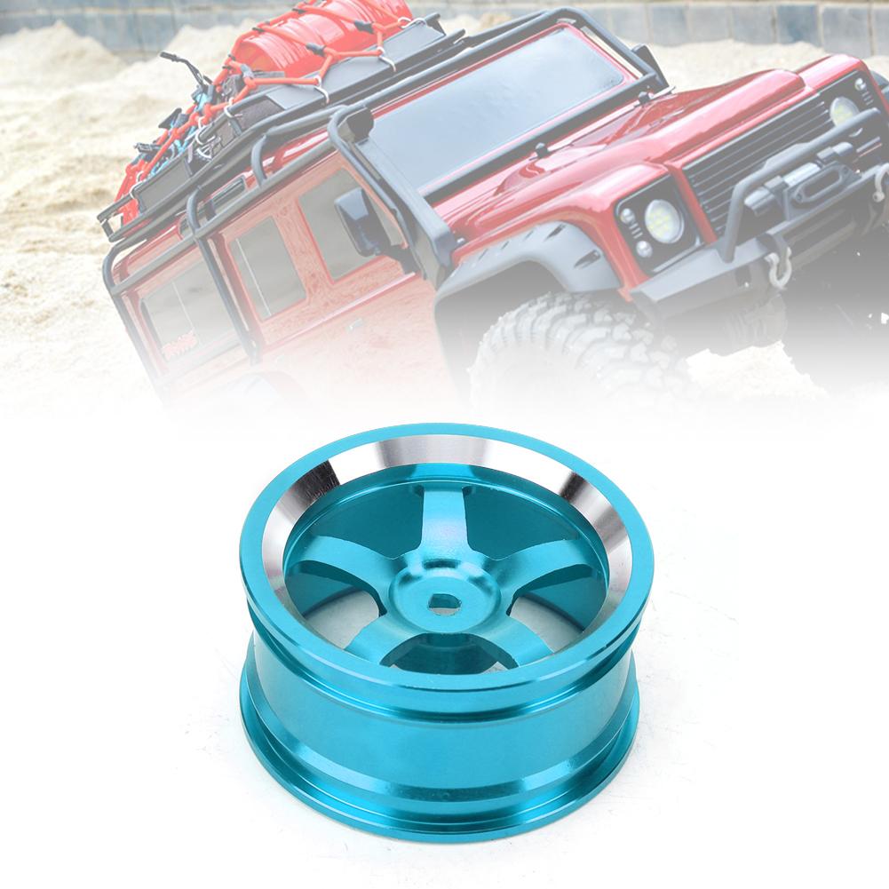 4Pcs 1/10 Aluminum Alloy Wheel Hub Accessory RC Parts Fit for HSP 94123 Touring Drift CarBlue
