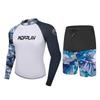 Mens UV Protection Rash Guard Set Quick Dry Swimwear Diving Surfing Jellyfish Defense Water Sports