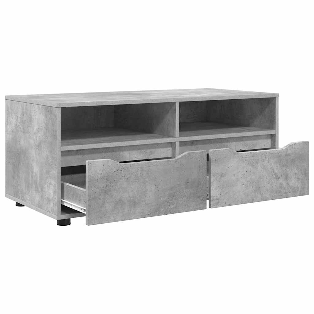 TV Stand Concrete Grey 100 x 48 x 43 cm Particleboard