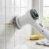 Multiple Accessories Electric Cleaning Brush Easy Operate Handheld Scrubber  Kitchen Cleaning