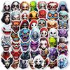 50 Horror Grimace Stickers Thriller Skull Halloween Horror Spoof Stickers