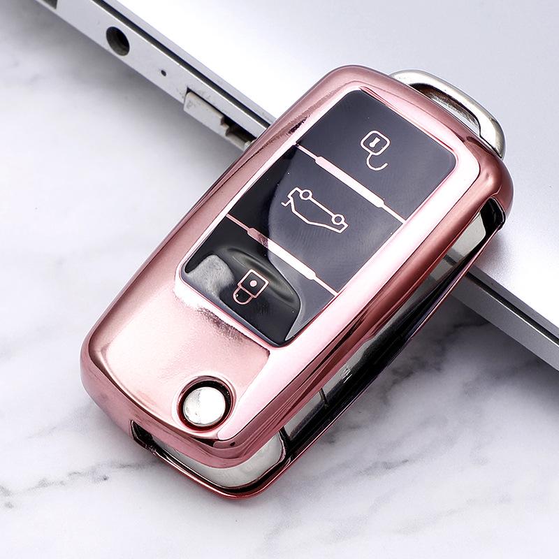Car Key Cover for Volkswagen Bora, Lavida, Santana, New Sagitar, Langyi, Polo, and Jetta Models