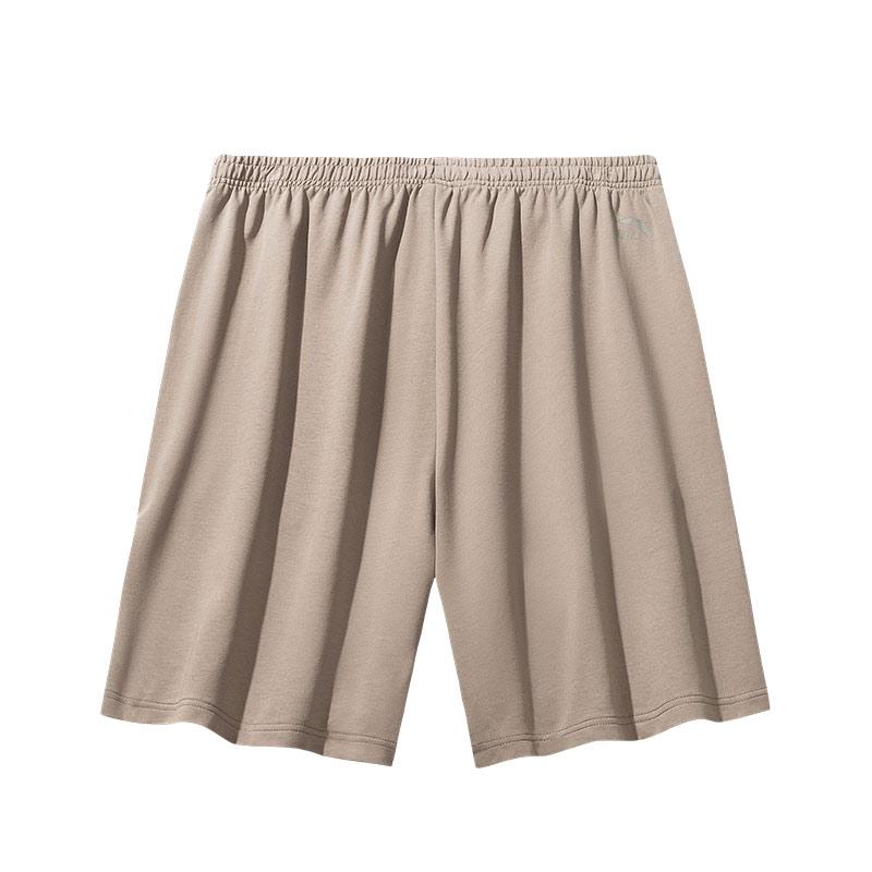 Anta Casual Loose Mid-Rise Shorts With Comfortable Letters Men shorts Gray 952528301-5