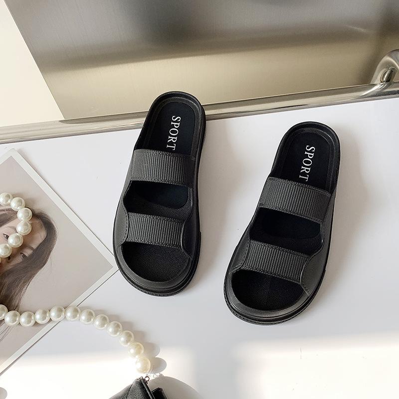 Yuzhihao Women s Summer Slippers: Indoor  Outdoor Flat, Thick Bottom Beach Shoes 36
