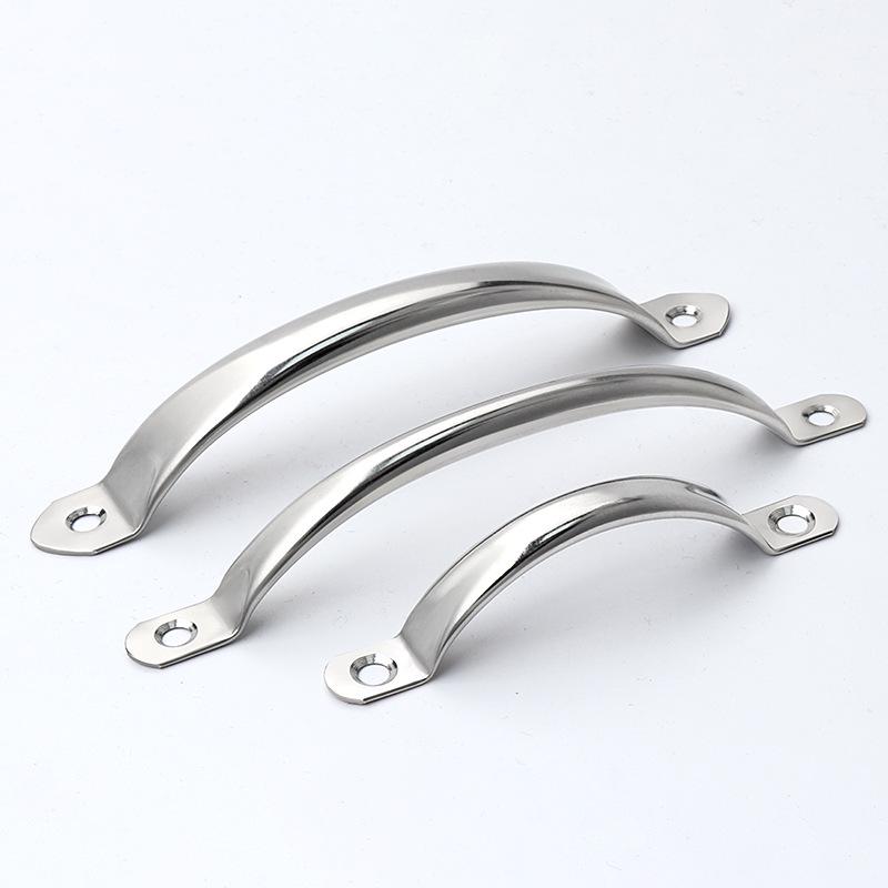 Stainless Steel Old Style Door and Cabinet Handle - Round Tube Design for Kitchen, Wardrobe, Drawer, and Large Wooden Doors