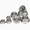 LINK CNC 304 Stainless Steel Hex Flange Nut with Washer Cap DIN6923