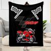 Motogp Flames Logo Blanket Soft Warm Cozy Great for Chair Couch Office Chair Four Seasons Multipurpose Warmthful Decor