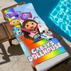 Cartoon Cute G-Gabbys Dollhouse Towel Soft Pool Gift For Travel Gym Shower Camping Quick Dry Sports Large Beach Towel