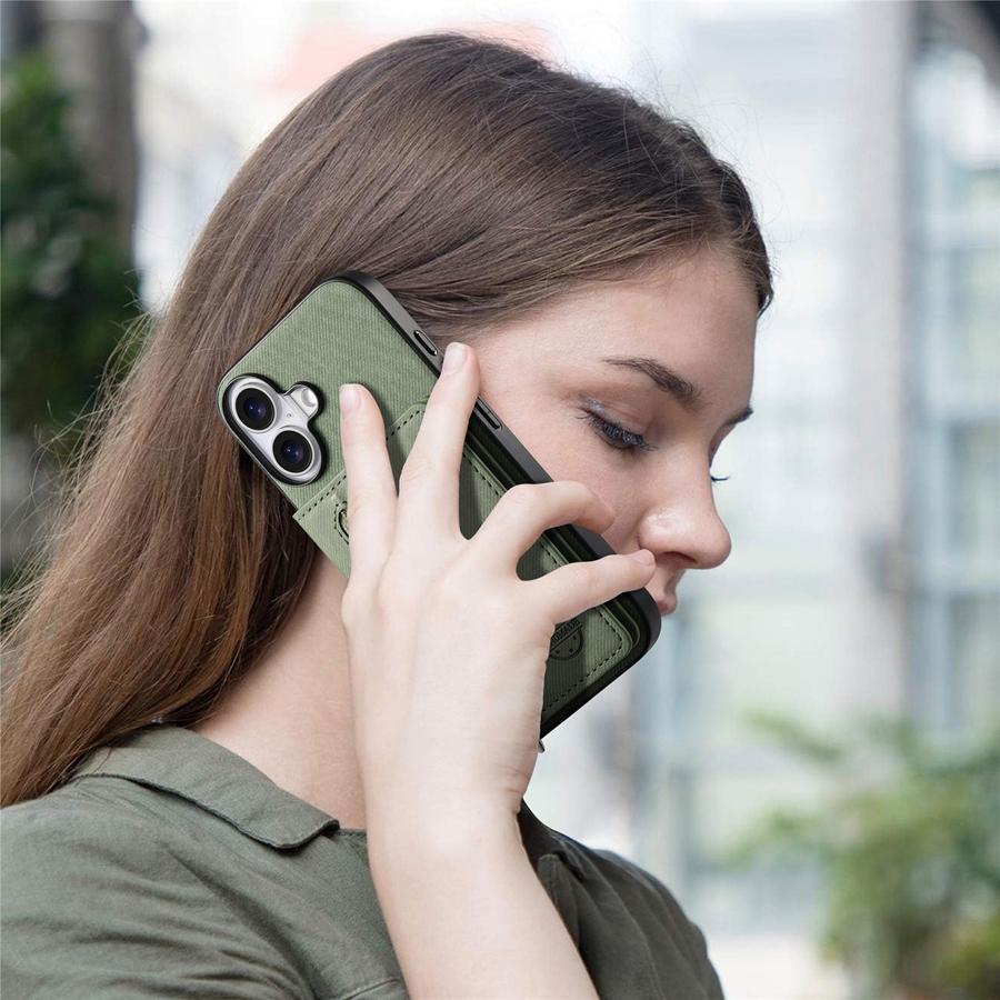 RFID-blokkerende magnetisk telefonveske med kortspor for Samsung S25 Ultra S24 Plus S23 Ultra S22 A13 A14 A15 A16 A56 Cowboy Texture lommebokveske med glidelås