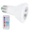 10W RGBW Spotlight with Timing Remote Control E27 Color Changing Light Bulb 85‑265V