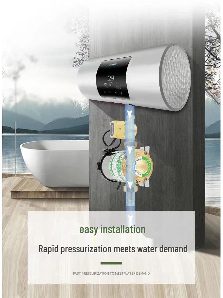 Automatic Silent Water Booster Pump for Solar Heaters, 220V