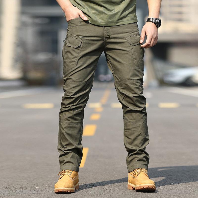 Cargo Pants Plus Size 6XL Men Spring and Autumn Trousers Pants Multiple Pockets Working Hiking Casual Men's Trousers