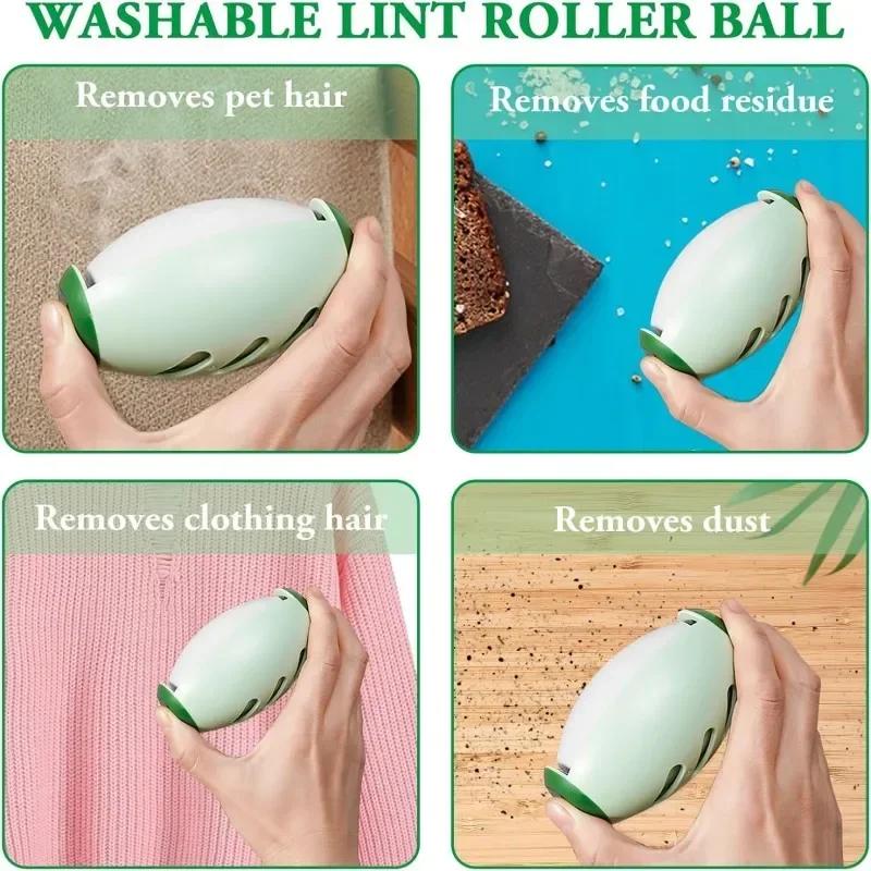 Reusable Washable Portable Clothes Cleaning Roller  for Traveling Pet Hair Remover Dust Removal Eliminator Brush Hair Sticky