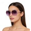 Vintage Large Frame Sunglasses Ins Fashion Sunglasses for Women