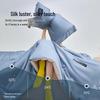 HLA Cool Touch Ice Silk 4-Piece Summer Quilt Set