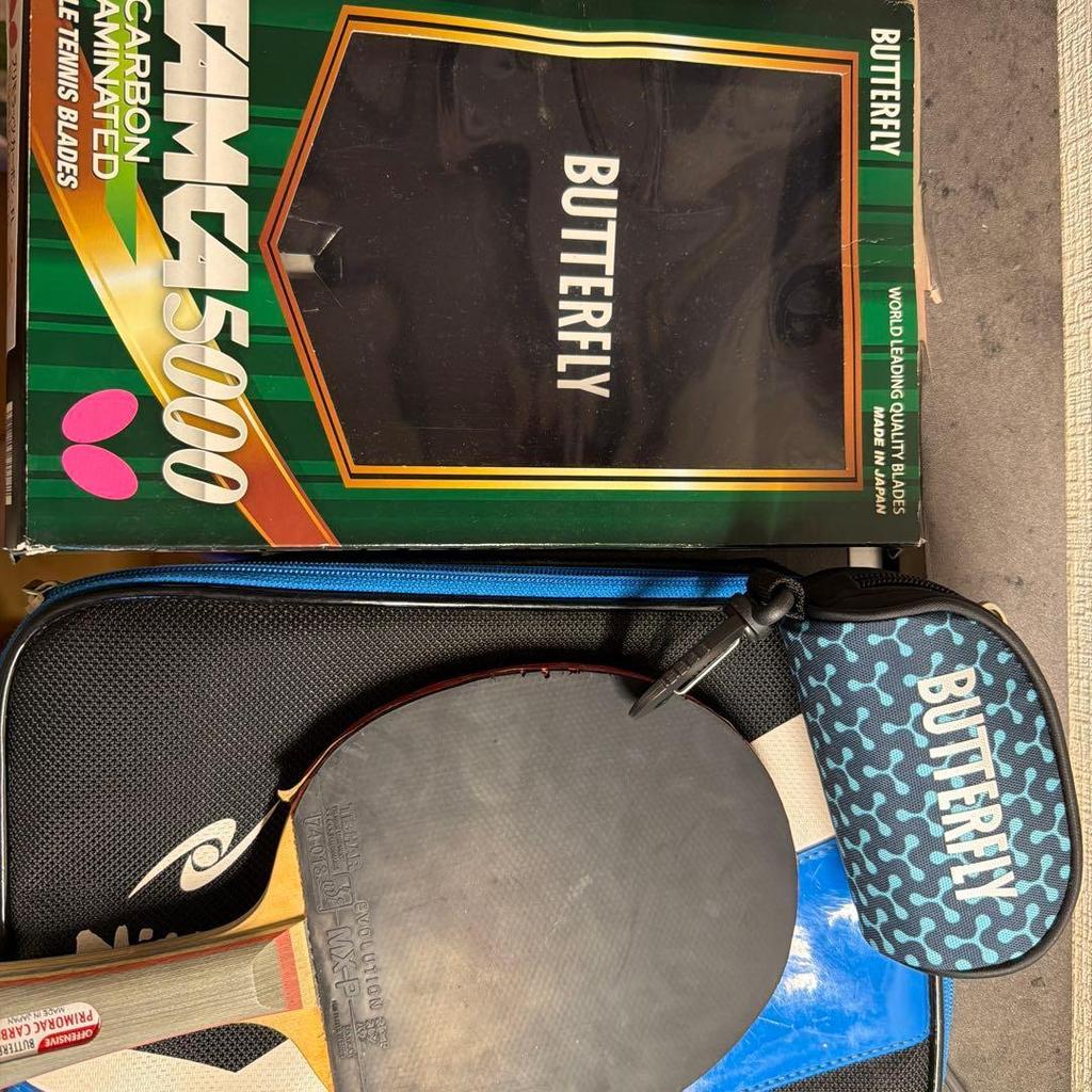 Used Butterfly Primorac Carbon FL Table Tennis Racket