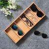 Grids Wooden Glasses Case Glasswear Box Jewelry Display Box Foldable Sunglasses Box  Travel