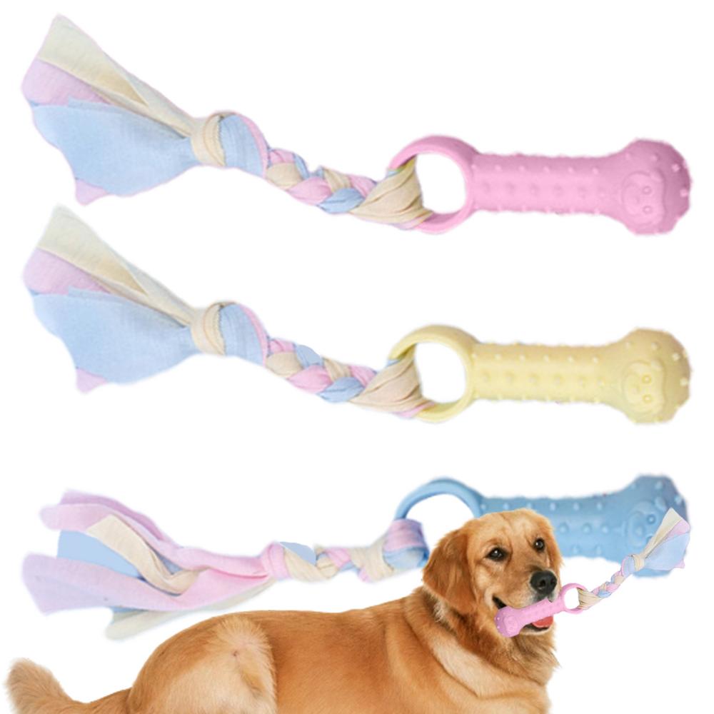 Puppy Chew Toy 3pcs Dog Chew Toys For Teething Interactive Puppy Teether Dog Teeth Cleaning Toy For Training And Cleaning Teeth