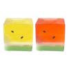 2Pcs Realistic Watermelon Squeeze Toy Soft Slow Rising Sensory Stress Reduce Ice Block for Adult Office Relaxation