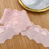 1 Yard Love Heart Full Fabric Edge Embroidery Lace Trim Handmade DIY Wedding Dress Skirt Hem Fabric