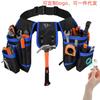 Thickened Canvas Electrician Tool Belt Multi‑Purpose Storage Pouch with 3 Magnets Work Accessories