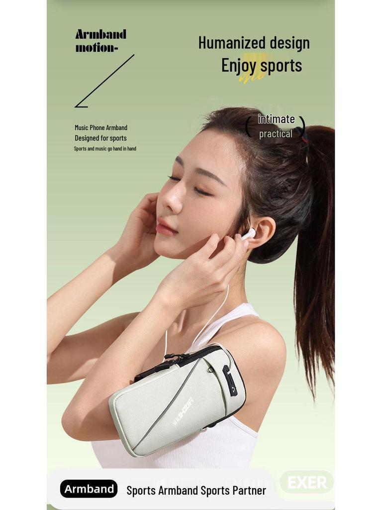 Waterproof Sports Armband for Phones - Thin Fitness Sleeve & Wrist Bag for Men and Women