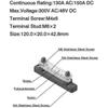6p Copper Busbar 150a High Current Straight Single Row With Transparent Upper Cover For Marine Yach
