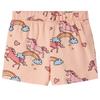 Kids  short sleeve pajamas in light orange size 140