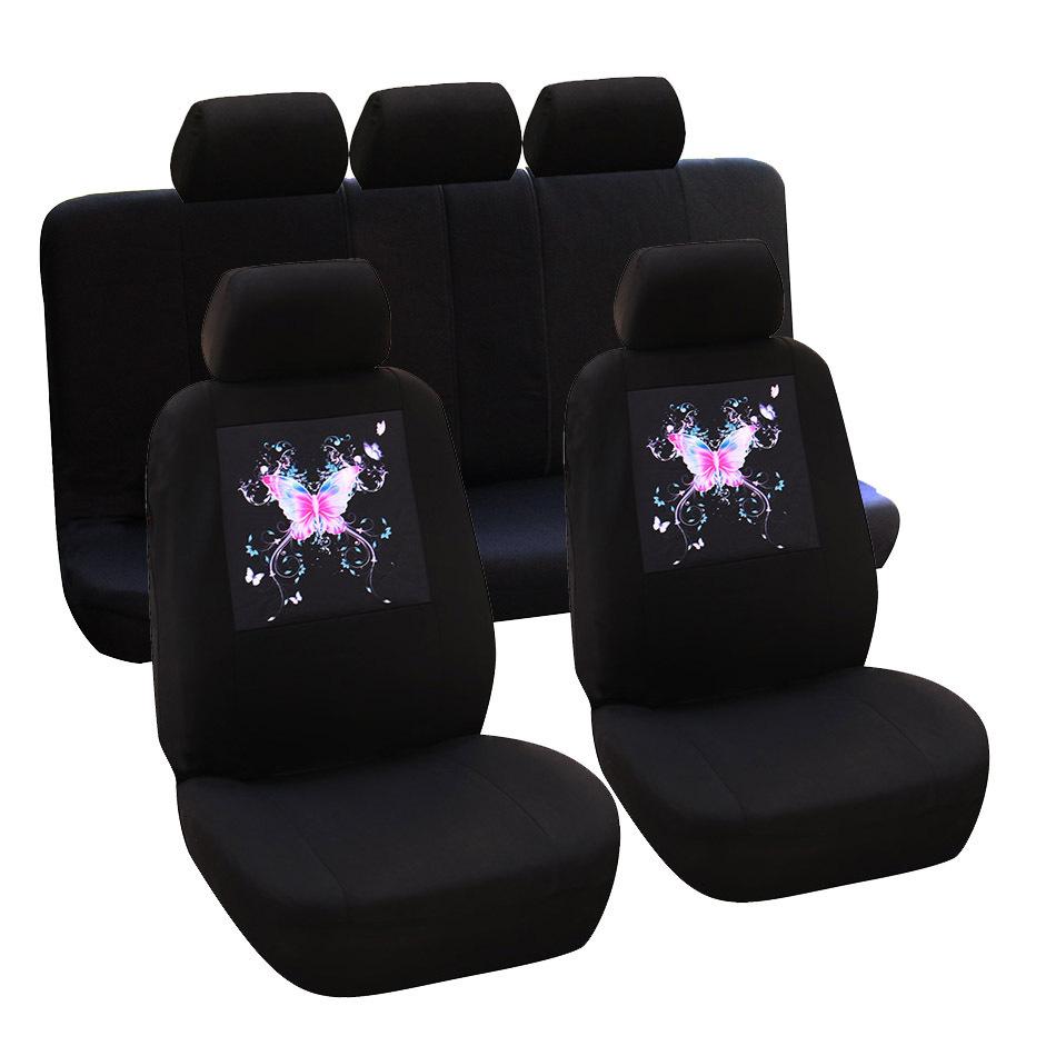 Gm Seat Cover Panda Skull Butterfly