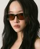 Hangeul Cali Flat Sunglasses Brown