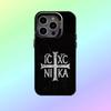 O-Orthodox Cross Icon Phone Case For iPhone17,16,15,14,13,12,11  Lens Border Silver Plated Cover Candy Matte Cover