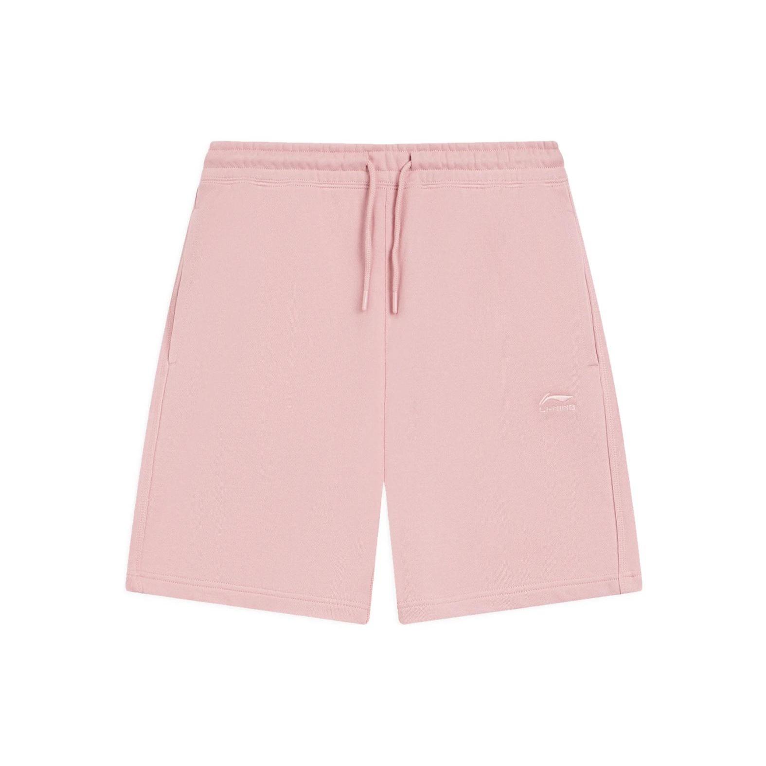 Li-Ning Chinese Color Embroidery Logo Shorts Pink Men s AKSS629-8 M