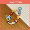 Cute Pvc Phone Chain With Beaded Keychain For Girls And Women