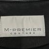 M-PREMIER COUTURE F131-002 Black Lamb Nappa Leather Collarless Jacket Jacket 36 blackUsed