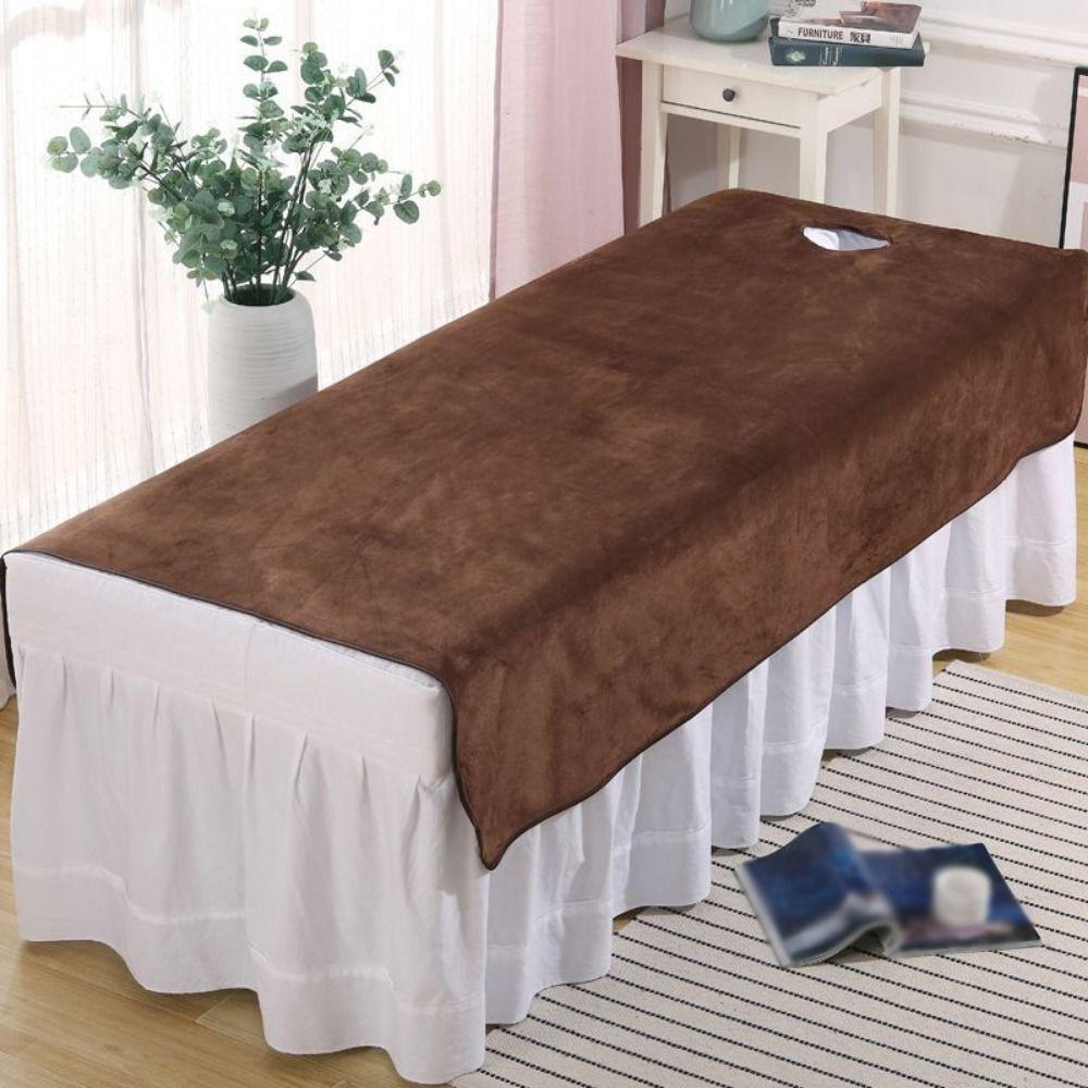 Comfortable SPA Bedspread with Face Hole Beauty Massage Table Cover  Beauty Salon  Accessories