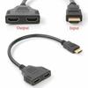 4K Mini HDMI Splitter: 1-In, 2-Out for HD Video On Dual Screens