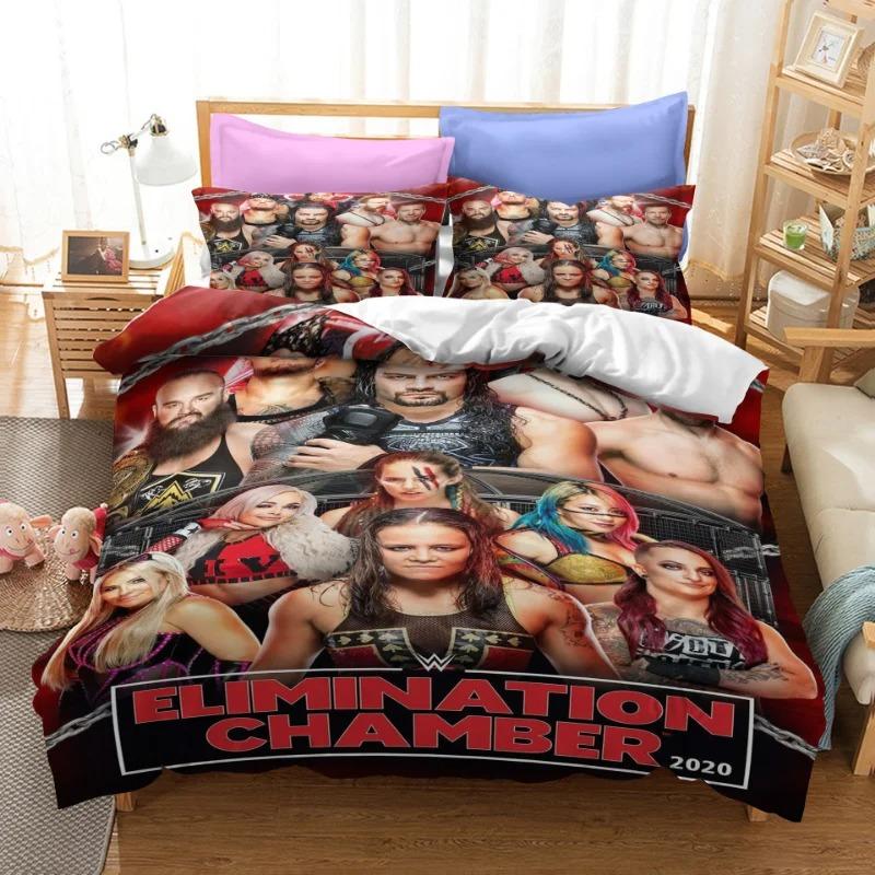 Wrestling Gladiators Bedding Set For Bedroom Soft Modern Bedspreads Comefortable Kids Duvet Cover Quilt Cover And Pillowcase
