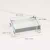 Pyramid Crystal Metal Ornament: Luxury Display Plate for Jewelry, Minerals, Figurines, & Wine