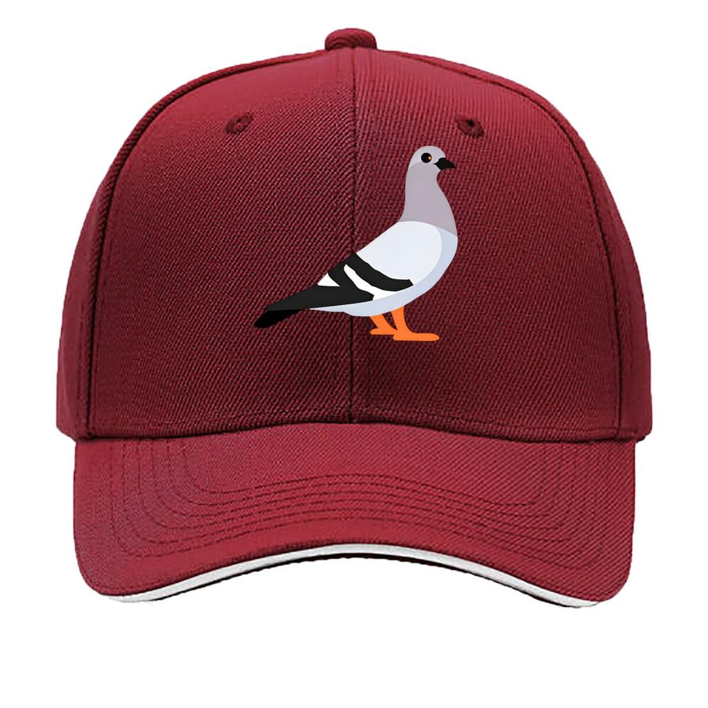 AutumnWinter Outdoor Solid Color Hat Dove Cap Vintage Unisexs and Womens Fashion Outdoor Hat Soli Sandwich Baseball Cap