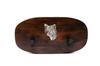 Chinese Crested Dog, Puff - Accessory Rack, Dog Medal Rack, Key Hooks by