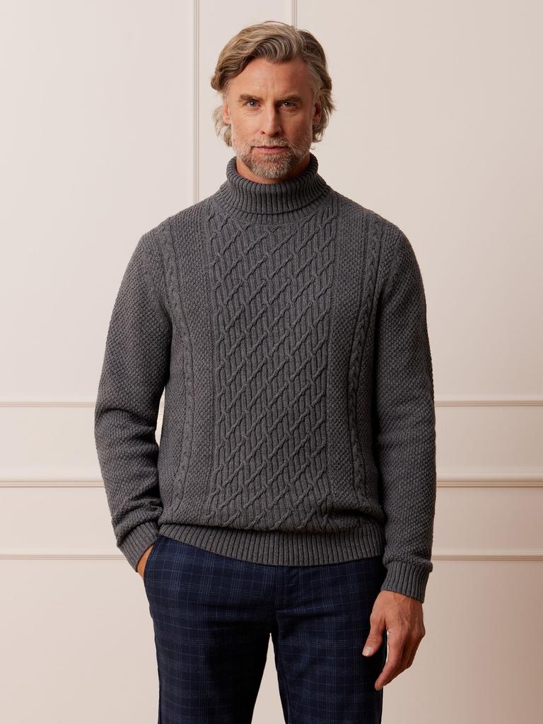 Gray Turtleneck Manton L