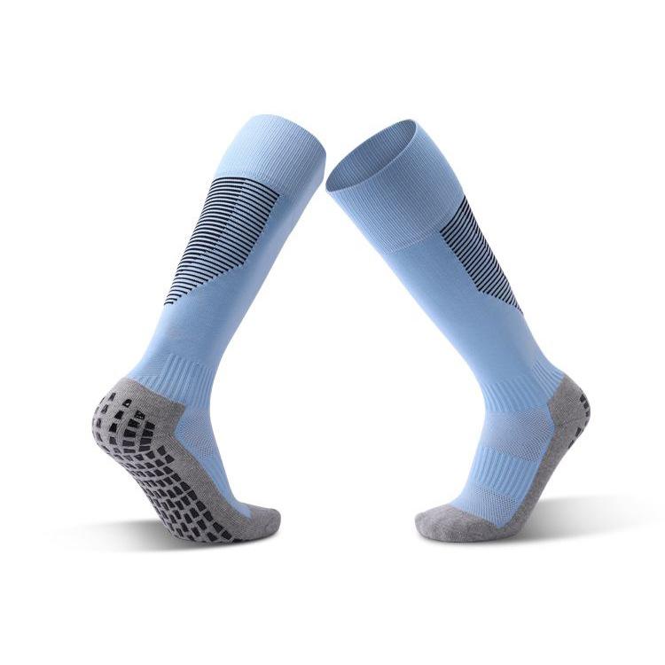 Professional Football Socks Men'S Long Tube Point Rubber Socks Towel Bottom Thickened Sports Non-Slip Socks Sweat-Absorbing High Tube Socks