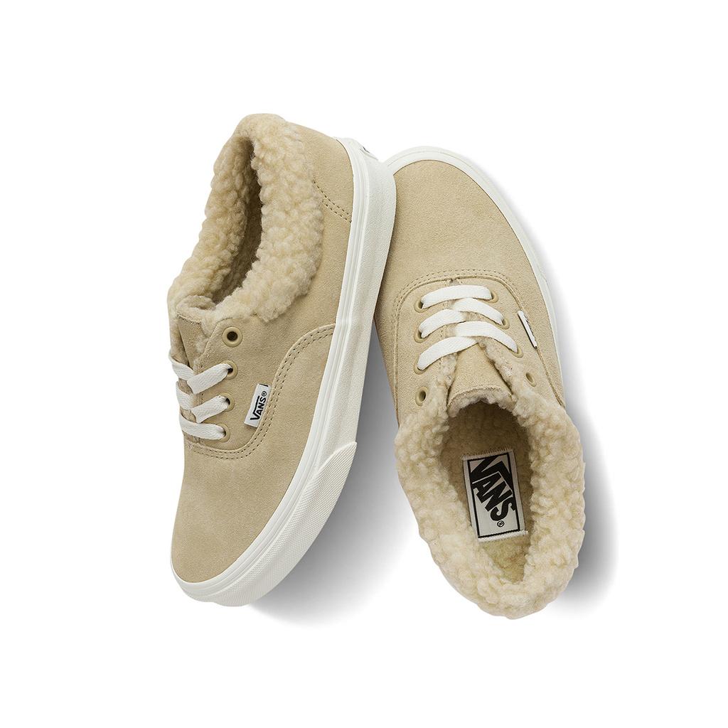 Vans Authentic Sherpa Faux Lamb Wool Low Top Skate Shoes Unisex Sneaker Oatmeal VN0A5JMRBKB