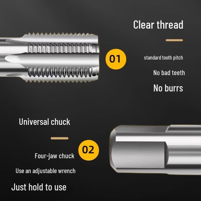 Baidate High-Speed Steel Imperial Pipe Thread Machine Tap