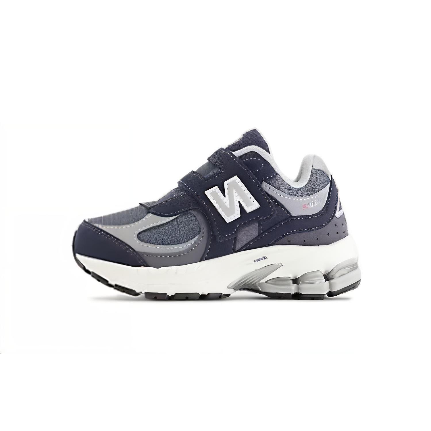 

New Balance 2002 Hook & Loop Wear-Resistant Low-Top Toddler Shoes Blue Silver Infant And Toddler 25