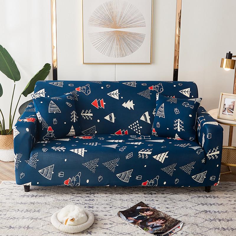 Geometric Elastic Slipcovers for Living Room Modern Sectional Corner Sofa Couch Cover Sofa Cover Chair Protector 1/2/3/4 Seater