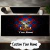 Custom Name Mouse Pad Crystal Palace Crest Design Mouse Pad, Gaming Mouse Pad, Keyboard Pad, Desk Decor for Computer Notebook Fan Birthday Gift