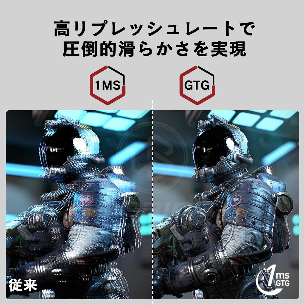 Dobios Gaming 180Hz FHD sRGB Adjustable Speakers Cable Monitor, White, 23.8-inch, Anti-Glare IPS, 112.44%, HDR10, Angle, Built-in (HDMI Included)